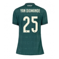 Camiseta Real Madrid Yan Diomande #25 Segunda Equipación Replica 2026-27 para mujer mangas cortas